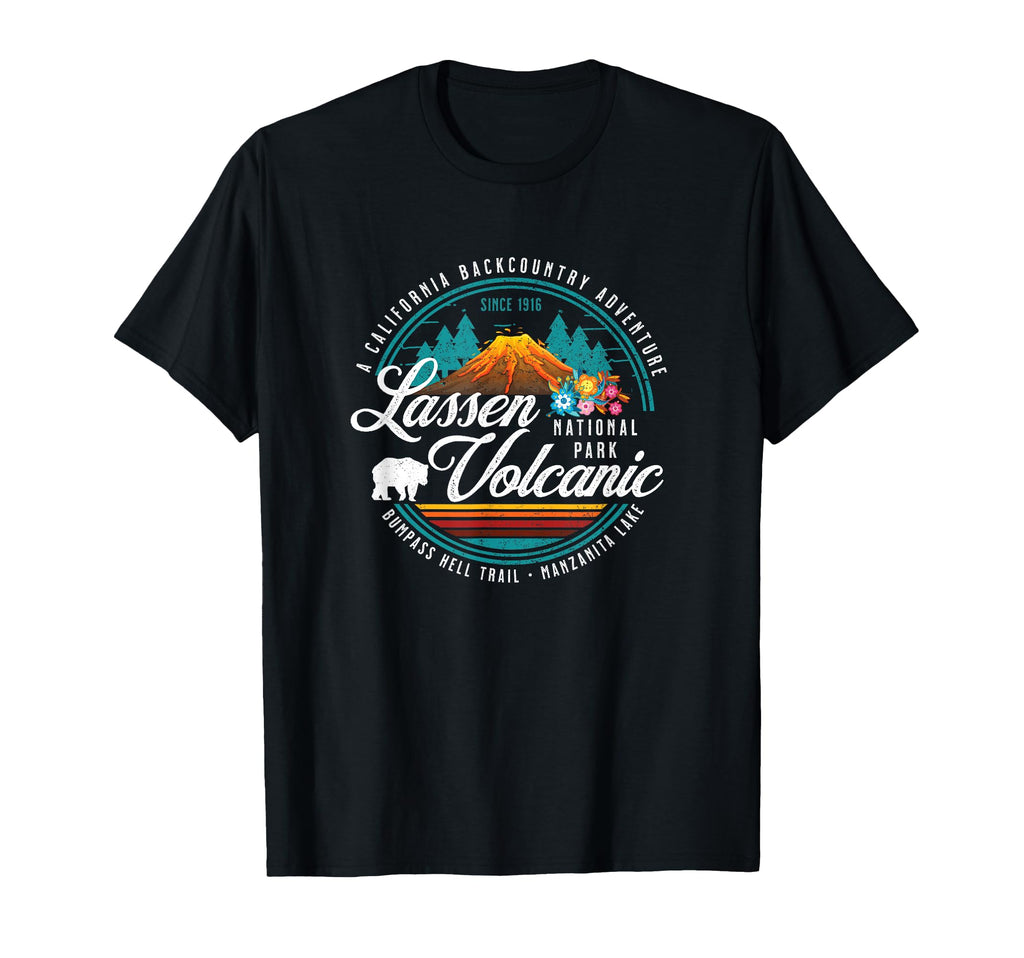 Lassen Volcanic National Park Hiking T-Shirt - Custom Art Print for Adults - T-Shirt, Sweatshirt, Hoodie
