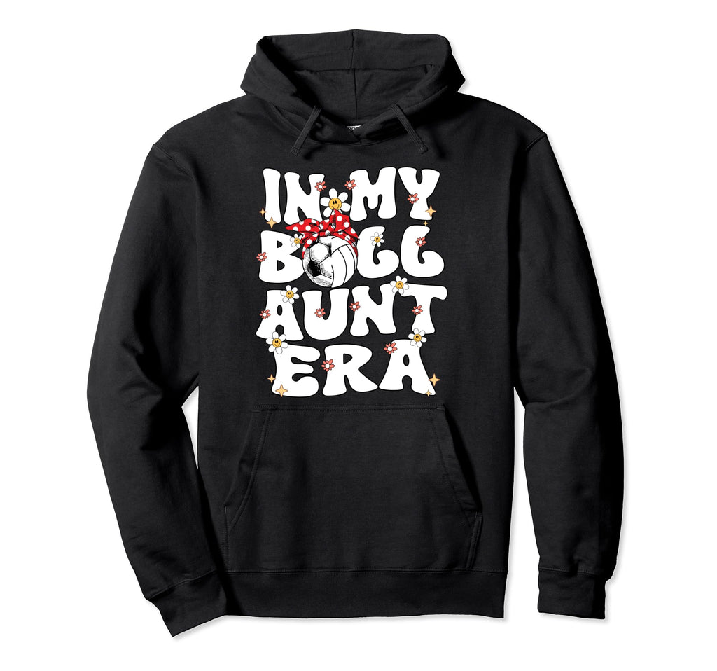 My Ball Aunt Era Groovy Soccer Hoodie - Minimalist Print Men Women - T-Shirt, Sweatshirt, Hoodie