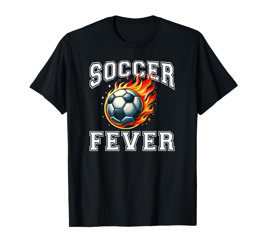 Soccer Fever Soccer Ball T-Shirt - Custom Art Print for Adults - T-Shirt, Sweatshirt, Hoodie