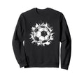 Soccer Ball Drawing Goal Keeper Sweatshirt - Graphic Print for Adults - T-Shirt, Sweatshirt, Hoodie