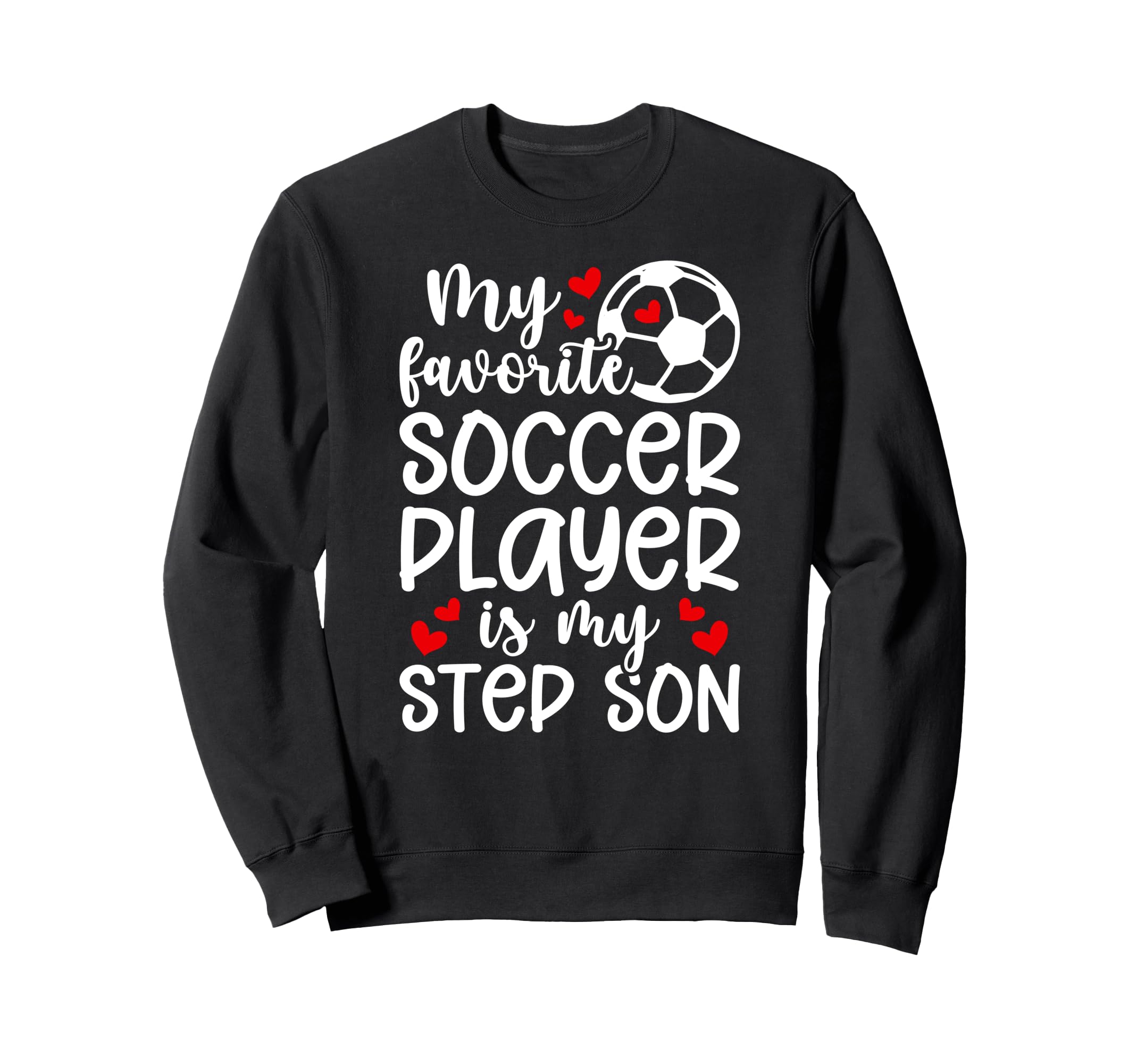 Proud Soccer Step Mom Soccer Player Sweatshirt - Novelty Apparel Unisex - T-Shirt, Sweatshirt, Hoodie