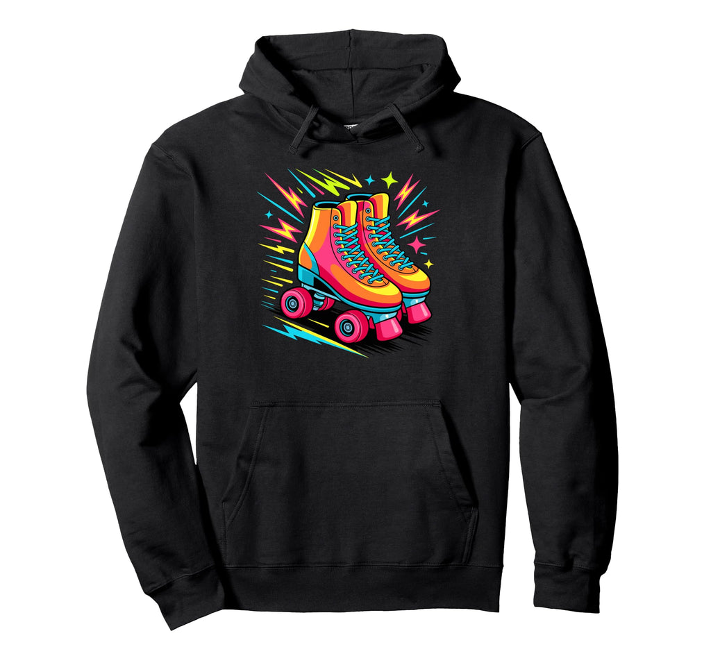 Arcade Rollerskate Rollerskater Hoodie - Novelty Apparel Unisex - T-Shirt, Sweatshirt, Hoodie