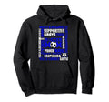 Soccer Mom Traits Best Words Mothers Hoodie - Minimalist Print Men Women - T-Shirt, Sweatshirt, Hoodie