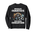 Music Fanatics Gear Evolution Vinyl Sweatshirt - Graphic Print Unisex - T-Shirt, Sweatshirt, Hoodie