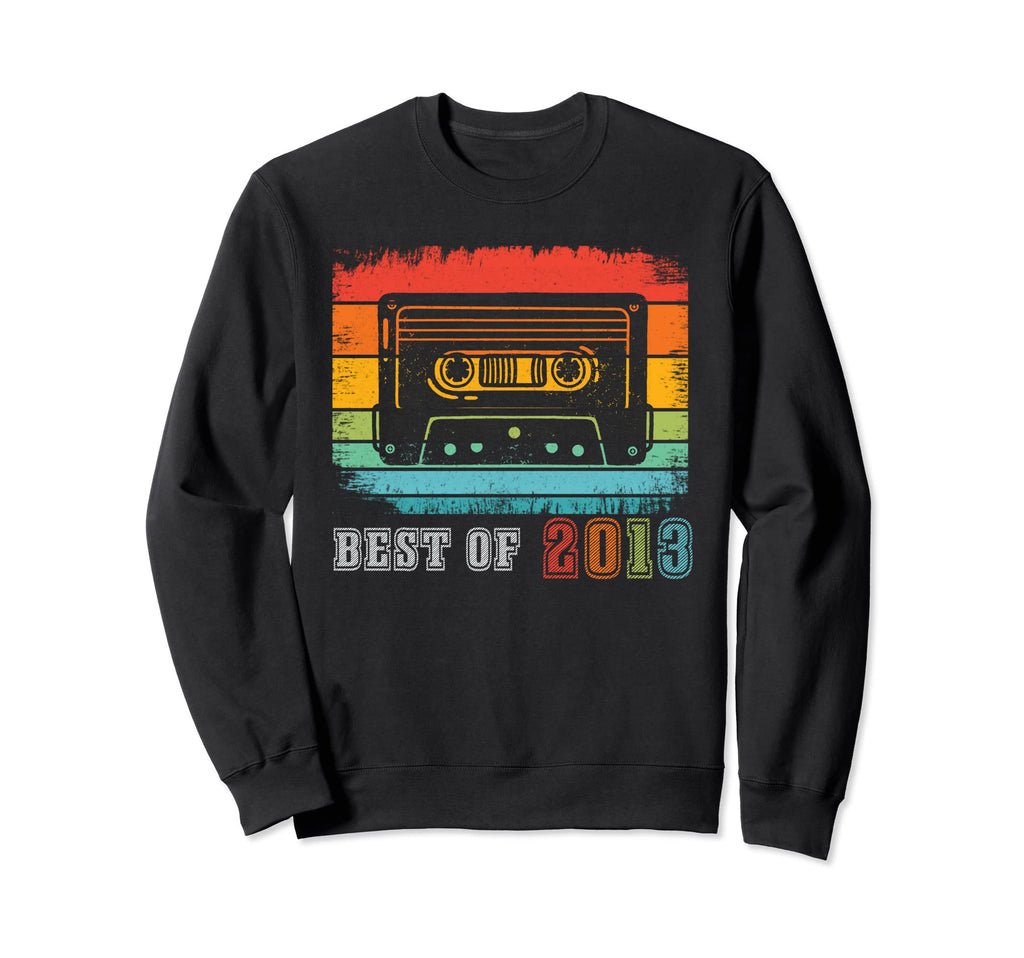 Best 2013 Cassette Tape 10 Years Old Sweatshirt - Graphic Print for Adults - T-Shirt, Sweatshirt, Hoodie