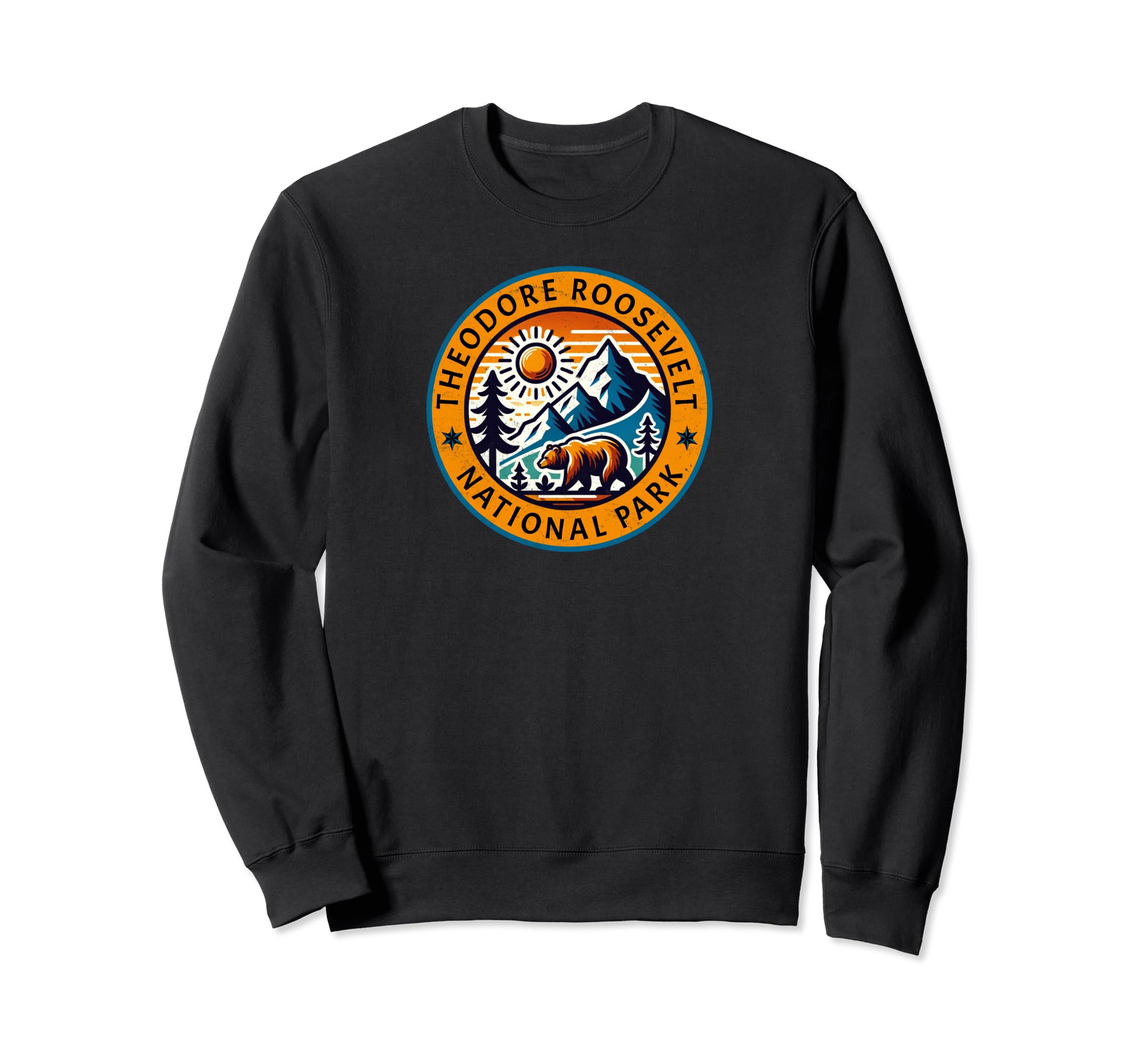 Theodore Roosevelt National Park Sweatshirt - Unique Graphic for Adults - T-Shirt, Sweatshirt, Hoodie