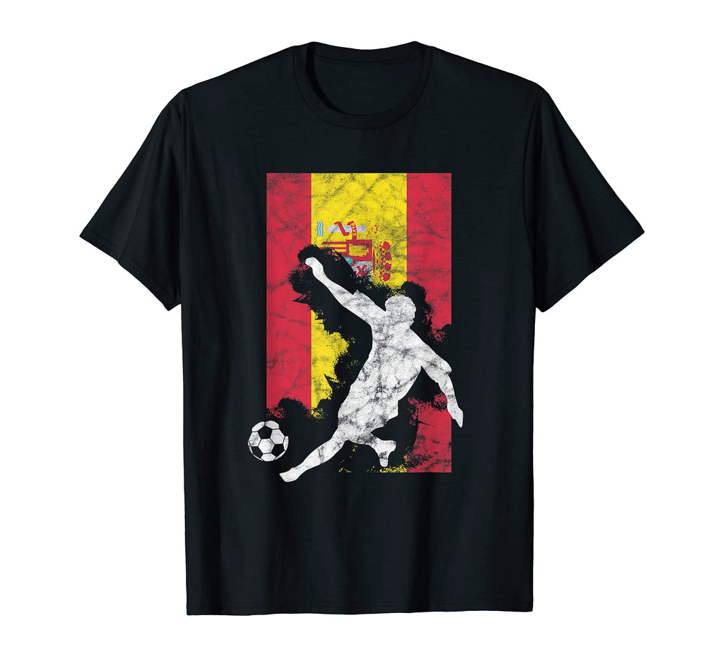 Spain Soccer Player Coach Fan Team T-Shirt - Fun Novelty Design for Adults - T-Shirt, Sweatshirt, Hoodie