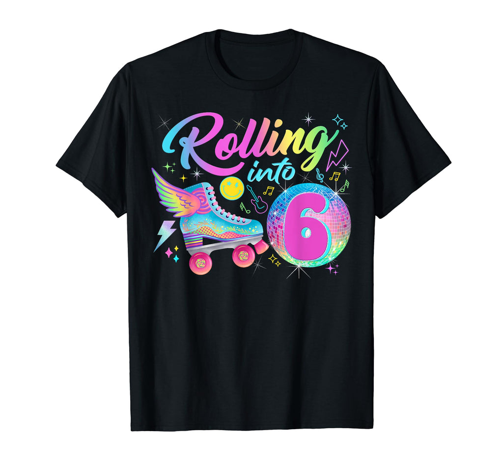 Roller Skates Birthday Disco Ball T-Shirt - Unique Graphic for Adults - T-Shirt, Sweatshirt, Hoodie
