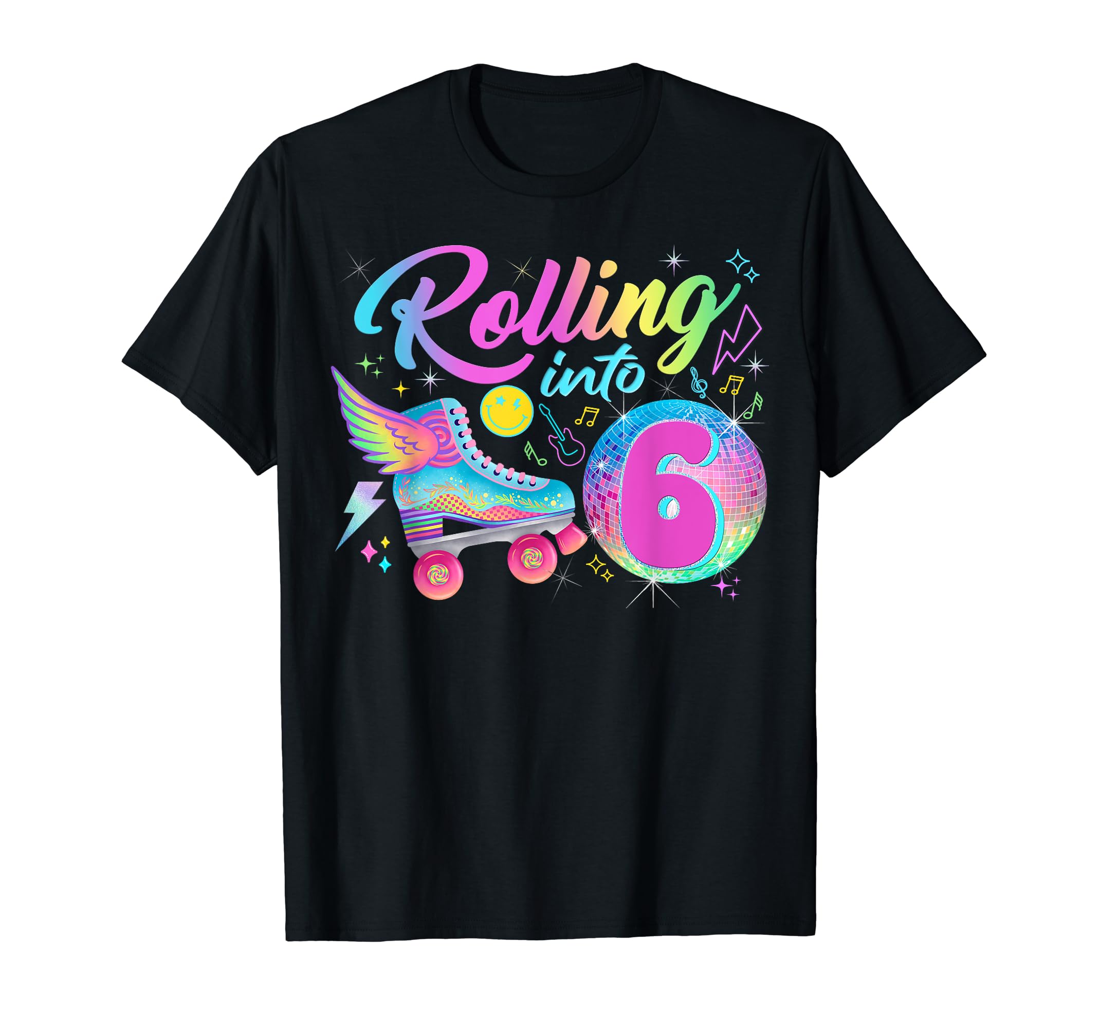 Roller Skates Birthday Disco Ball T-Shirt - Unique Graphic for Adults - T-Shirt, Sweatshirt, Hoodie