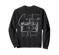 Photographer Gift Camera Sweatshirt - Minimalist Print for Adults - T-Shirt, Sweatshirt, Hoodie