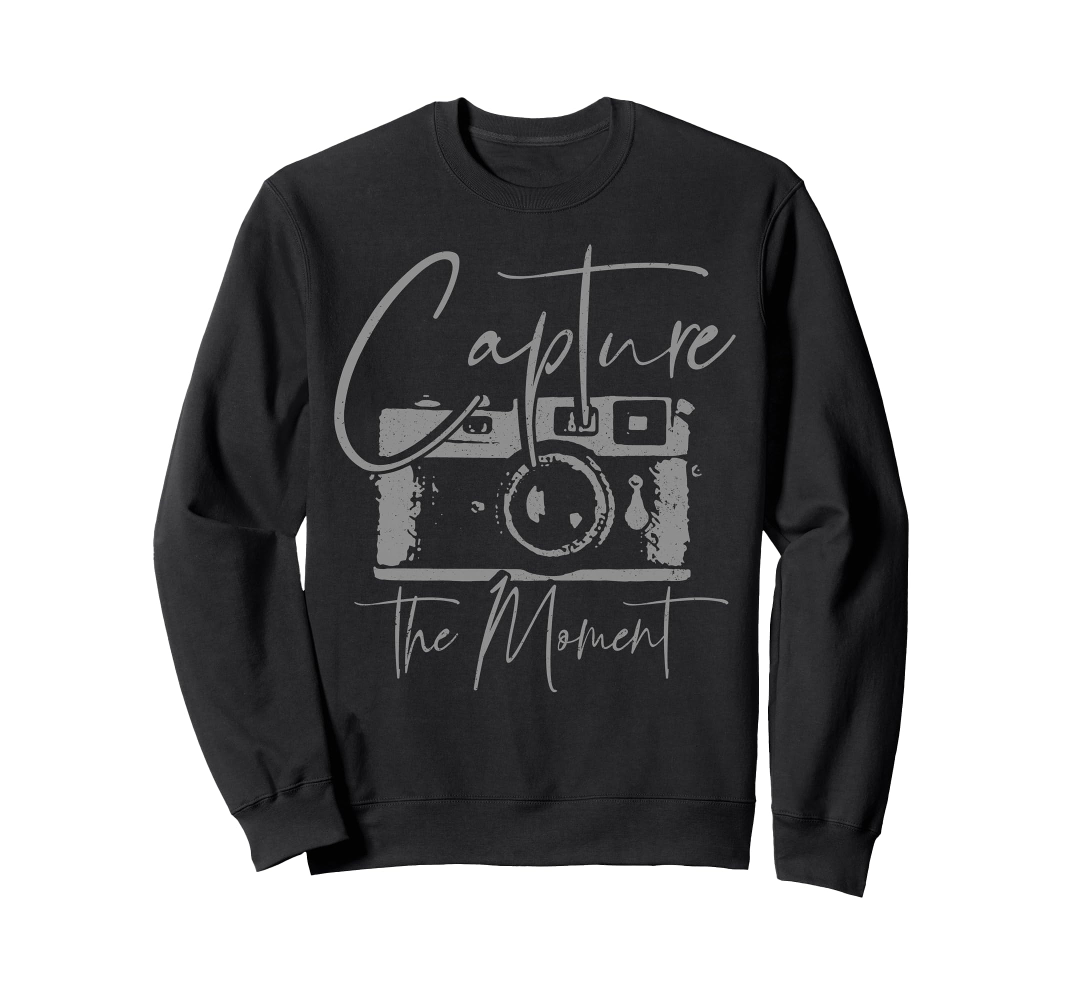 Photographer Gift Camera Sweatshirt - Minimalist Print for Adults - T-Shirt, Sweatshirt, Hoodie