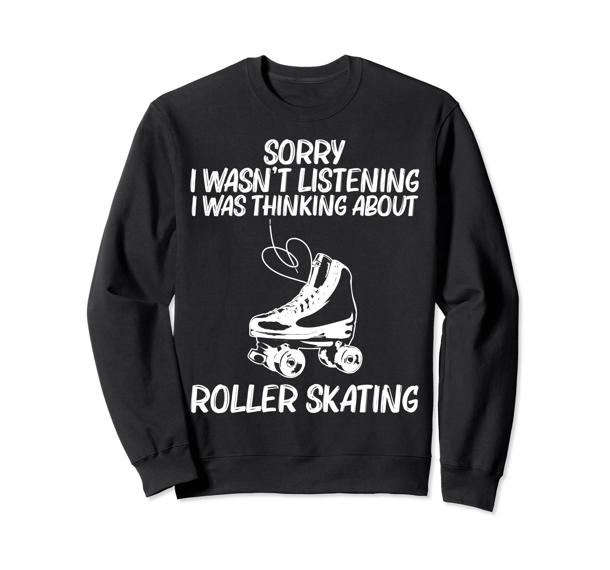 Roller Skating Disco Derby Skates Sweatshirt - Aesthetic Graphic for Adults - T-Shirt, Sweatshirt, Hoodie