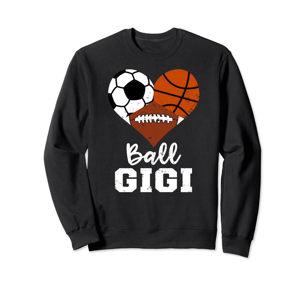 Ball Gigi Heart Funny Soccer Sweatshirt - Unique Graphic for Adults - T-Shirt, Sweatshirt, Hoodie