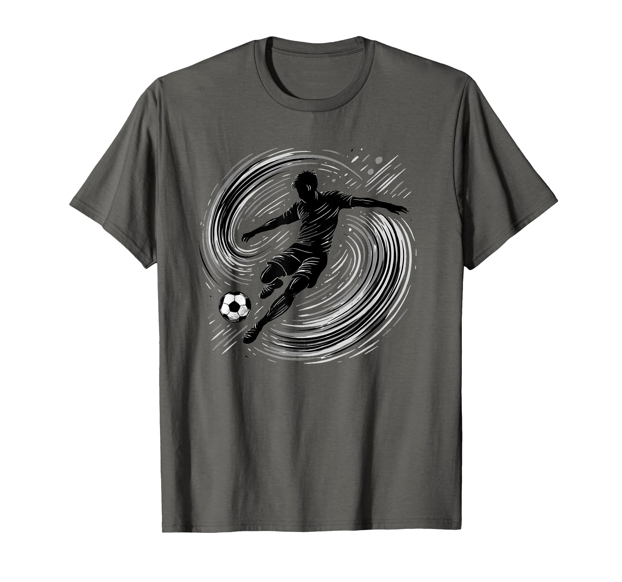 Powerful Soccer Kick And Teen Fans T-Shirt - Casual Everyday Wear Unisex - T-Shirt, Sweatshirt, Hoodie