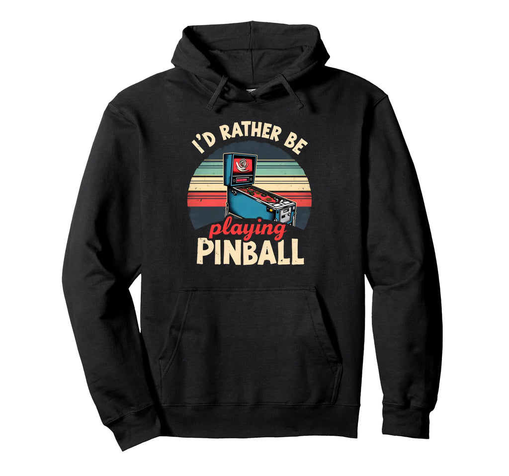 Arcade Game Pinball Machines Lover Hoodie - Unique Graphic Unisex - T-Shirt, Sweatshirt, Hoodie