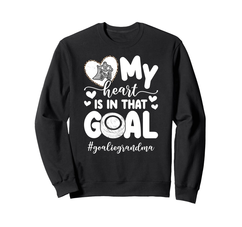 Proud Ice Hockey Goalie Grandma Sweatshirt - Streetwear Style Unisex - T-Shirt, Sweatshirt, Hoodie