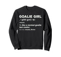Goalie Soccer Goalkeeper Teens Womens Sweatshirt - Minimalist Print Unisex - T-Shirt, Sweatshirt, Hoodie
