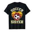 Soccer Sister Sunset Heart Bow T-Shirt - Casual Everyday Wear Men Women - T-Shirt, Sweatshirt, Hoodie