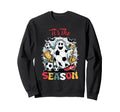 Tis Season Soccer Ghost Funny Sweatshirt - Unique Graphic for Adults - T-Shirt, Sweatshirt, Hoodie