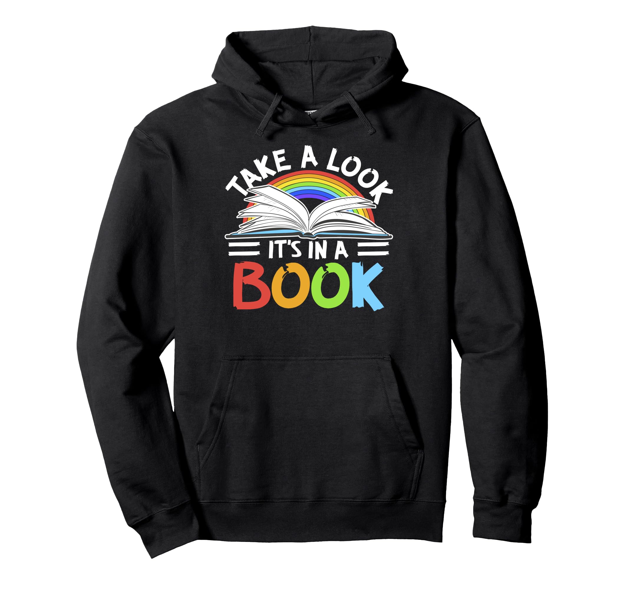 Love Reading Love Rainbows Gift Rainbow Hoodie - Unique Graphic for Adults - T-Shirt, Sweatshirt, Hoodie