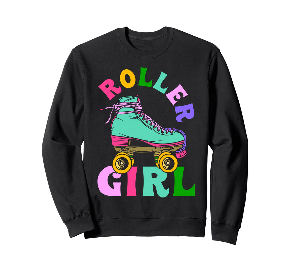 Roller Skating Skate 1970S Roller Sweatshirt - Aesthetic Graphic Men Women - T-Shirt, Sweatshirt, Hoodie