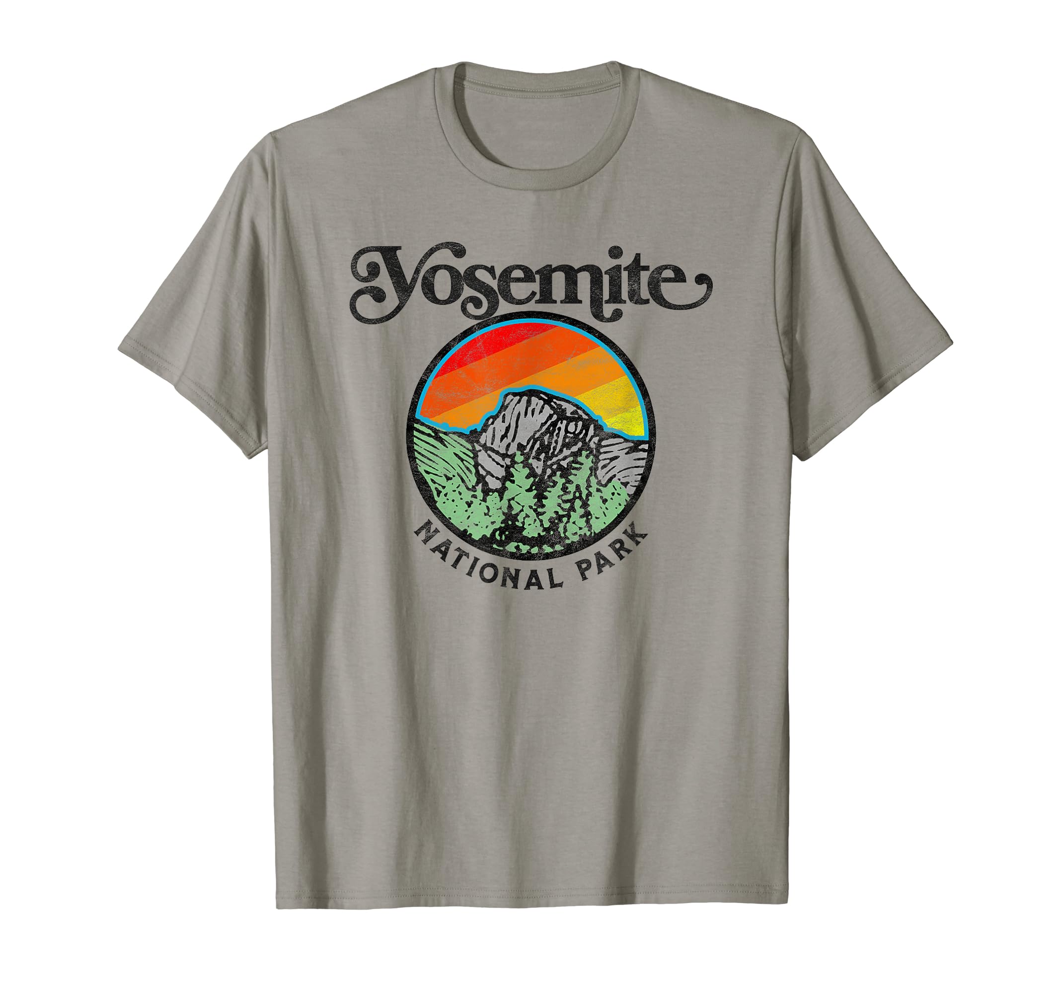 Yosemite National Park 60S Half Dome T-Shirt - Custom Art Print for Adults - T-Shirt, Sweatshirt, Hoodie