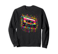 Splash Art Cassette Player Music Tape Sweatshirt - Unique Graphic Unisex - T-Shirt, Sweatshirt, Hoodie