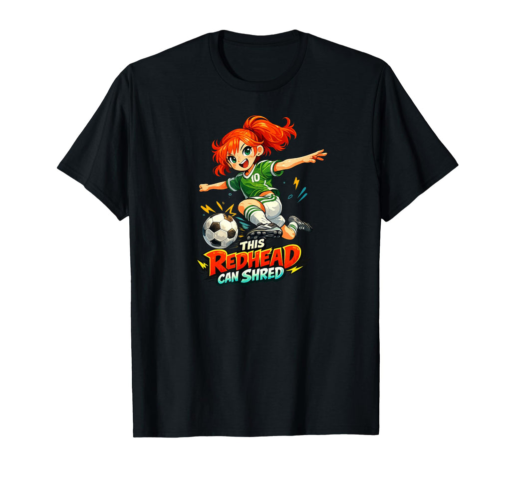 This Redhead Can Shred Manga Pride T-Shirt - Graphic Print for Adults - T-Shirt, Sweatshirt, Hoodie