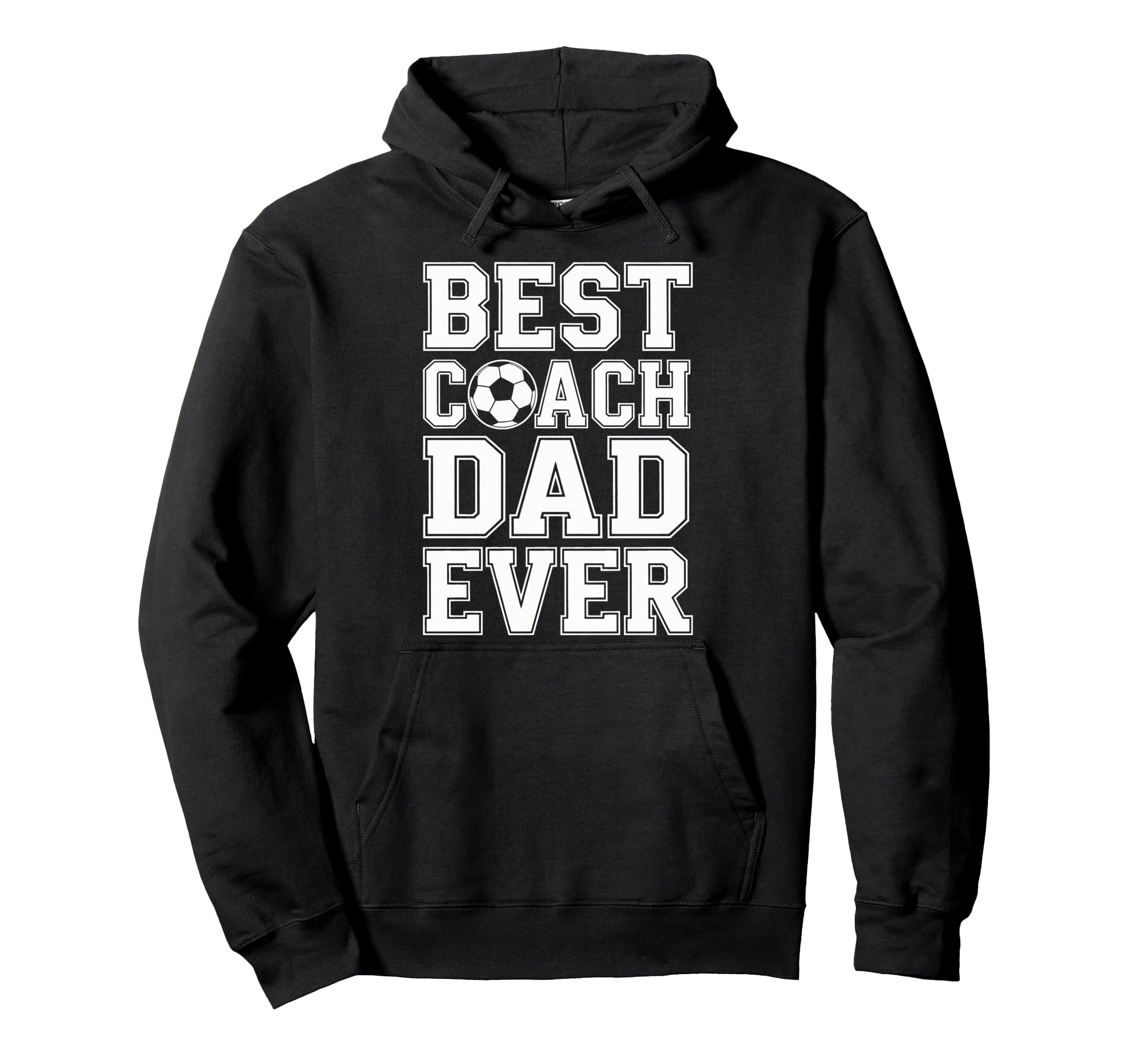 Soccer Champion Best Coach Dad Ever Hoodie - Custom Art Print for Adults - T-Shirt, Sweatshirt, Hoodie