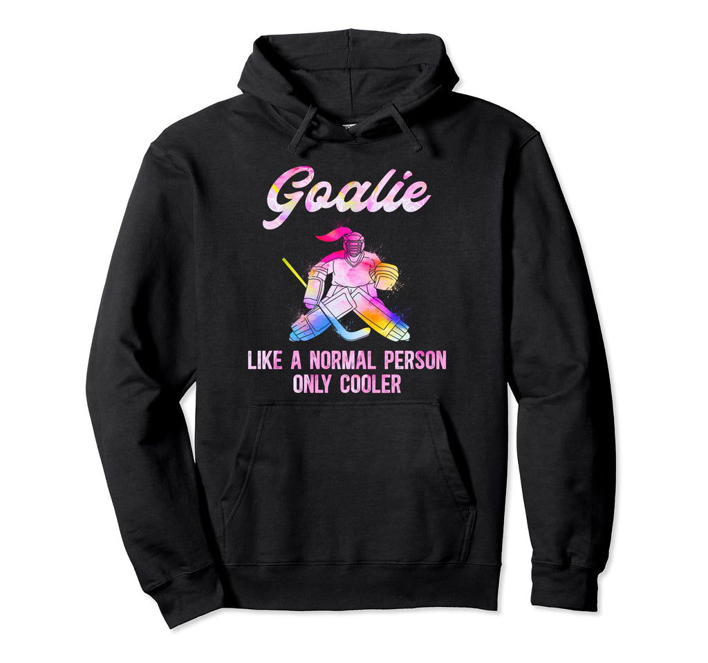 Ice Hockey Goalie Goaltender Ice Hoodie - Aesthetic Graphic Men Women - T-Shirt, Sweatshirt, Hoodie