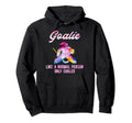 Ice Hockey Goalie Goaltender Ice Hoodie - Aesthetic Graphic Men Women - T-Shirt, Sweatshirt, Hoodie