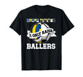 House Divided I Only Raise Ballers T-Shirt - Casual Everyday Wear Unisex - T-Shirt, Sweatshirt, Hoodie