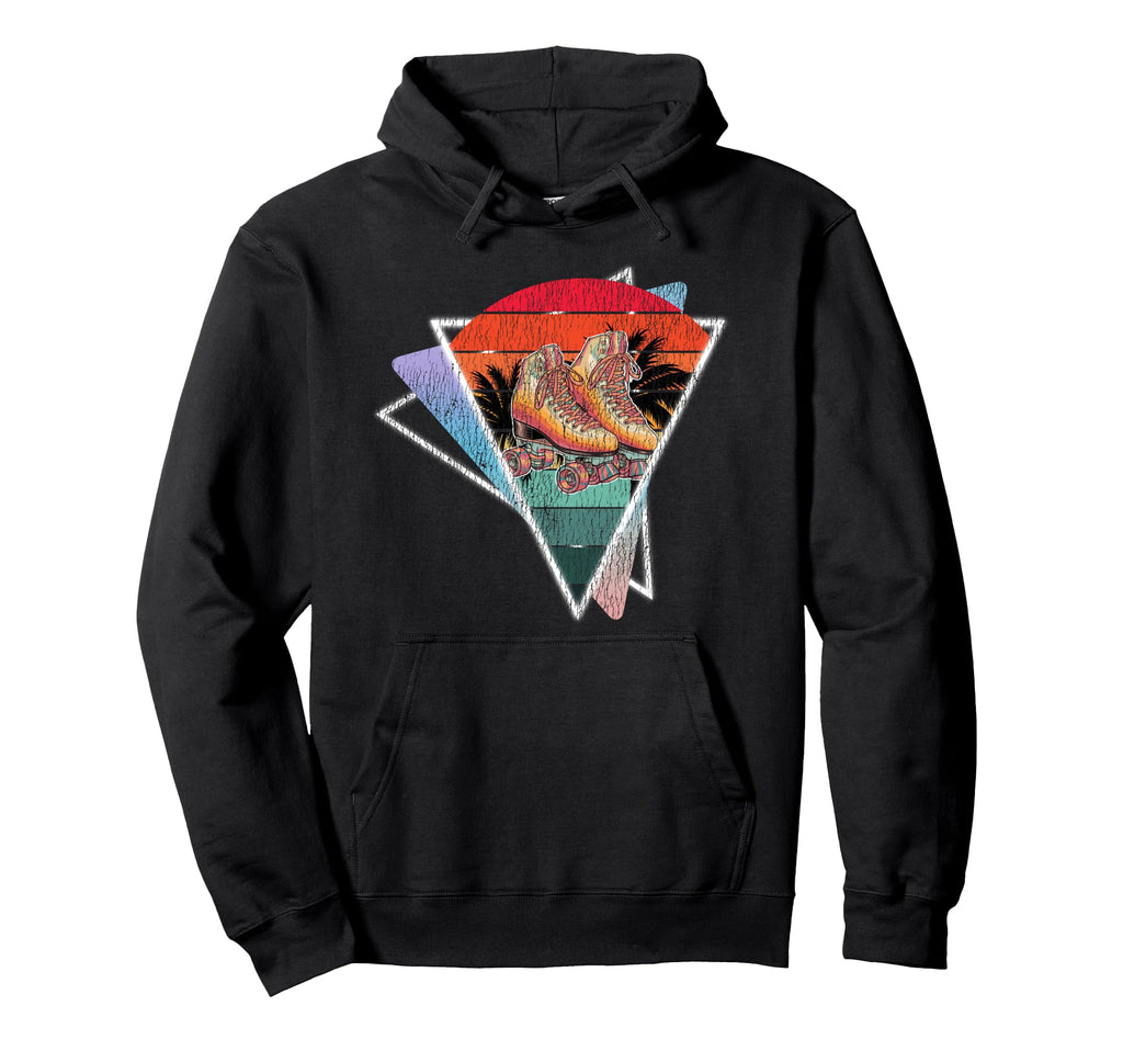 Roller Skating Skate Vaporwave Hoodie - Minimalist Print Men Women - T-Shirt, Sweatshirt, Hoodie