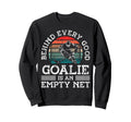Ice Hockey Goalie Goalkeeper Behind Sweatshirt - Fun Novelty Design Unisex - T-Shirt, Sweatshirt, Hoodie