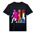 11 Years Being Awesome Soccer 11Th T-Shirt - Custom Art Print Unisex - T-Shirt, Sweatshirt, Hoodie