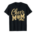 Cheer Mom Biggest Fan Cheerleader Black T-Shirt - Unique Graphic Men Women - T-Shirt, Sweatshirt, Hoodie