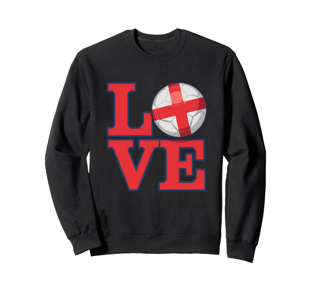 Love England Soccer Passion Pride Sweatshirt - Trendy Graphic for Adults - T-Shirt, Sweatshirt, Hoodie