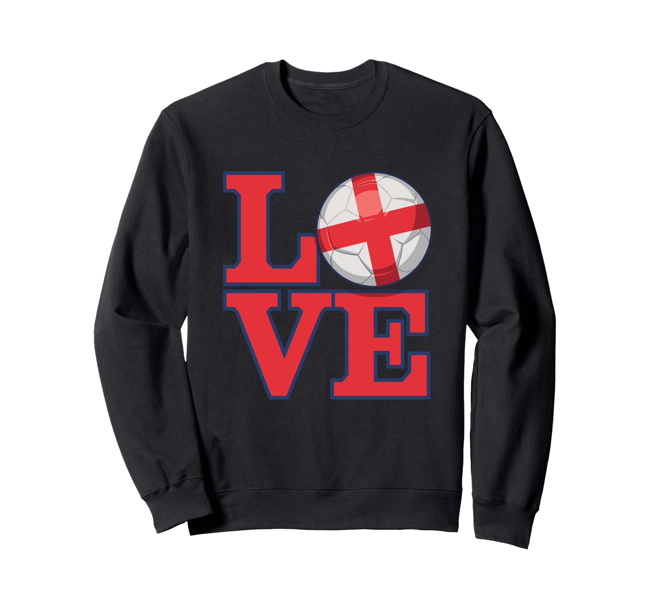 Love England Soccer Passion Pride Sweatshirt - Trendy Graphic for Adults - T-Shirt, Sweatshirt, Hoodie