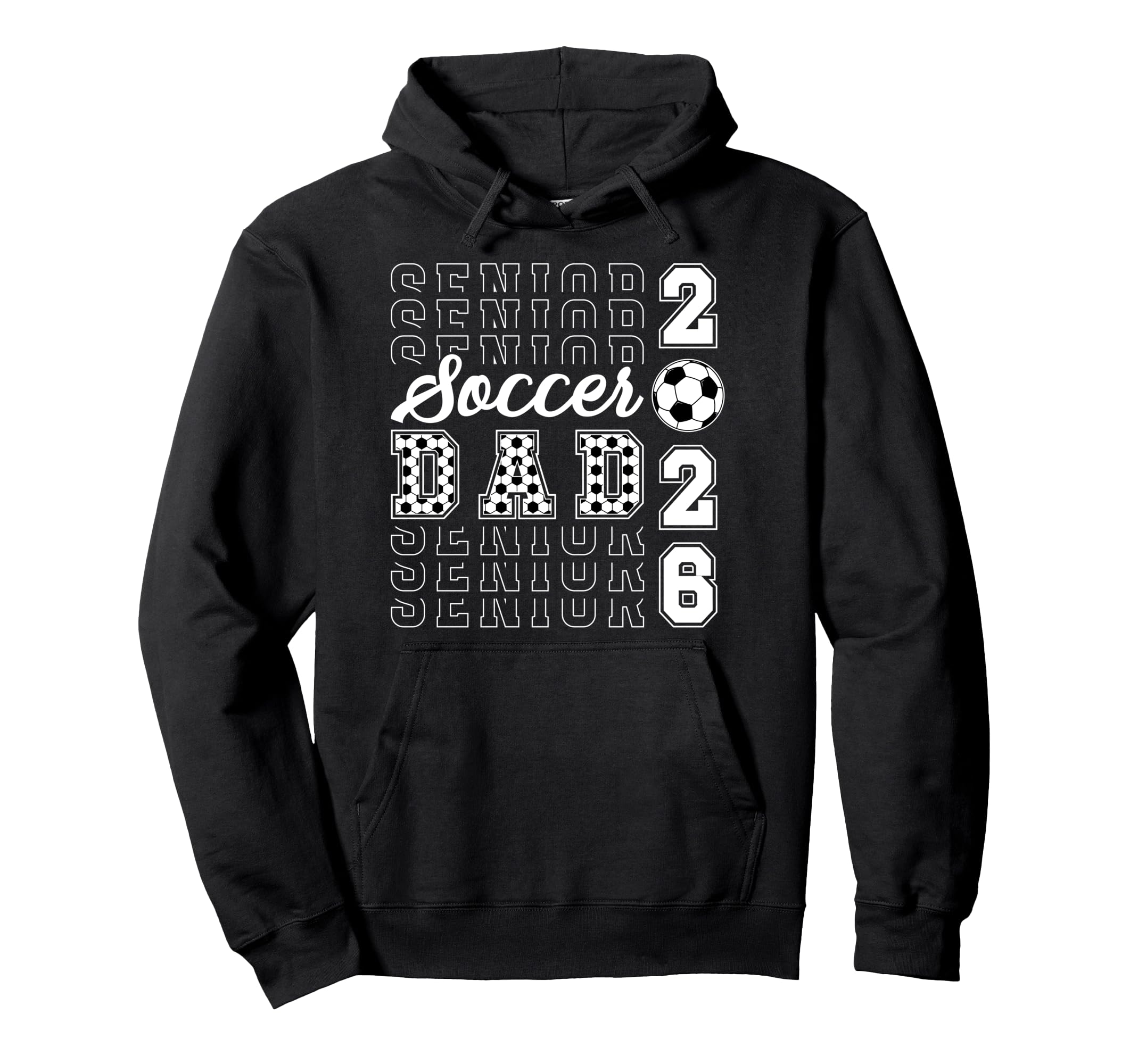 Soccer Senior Dad Soccer Player Senior Hoodie - Unique Graphic Unisex - T-Shirt, Sweatshirt, Hoodie