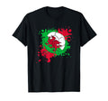 Soccer Ball Flag Wales T-Shirt - Streetwear Style Unisex - T-Shirt, Sweatshirt, Hoodie