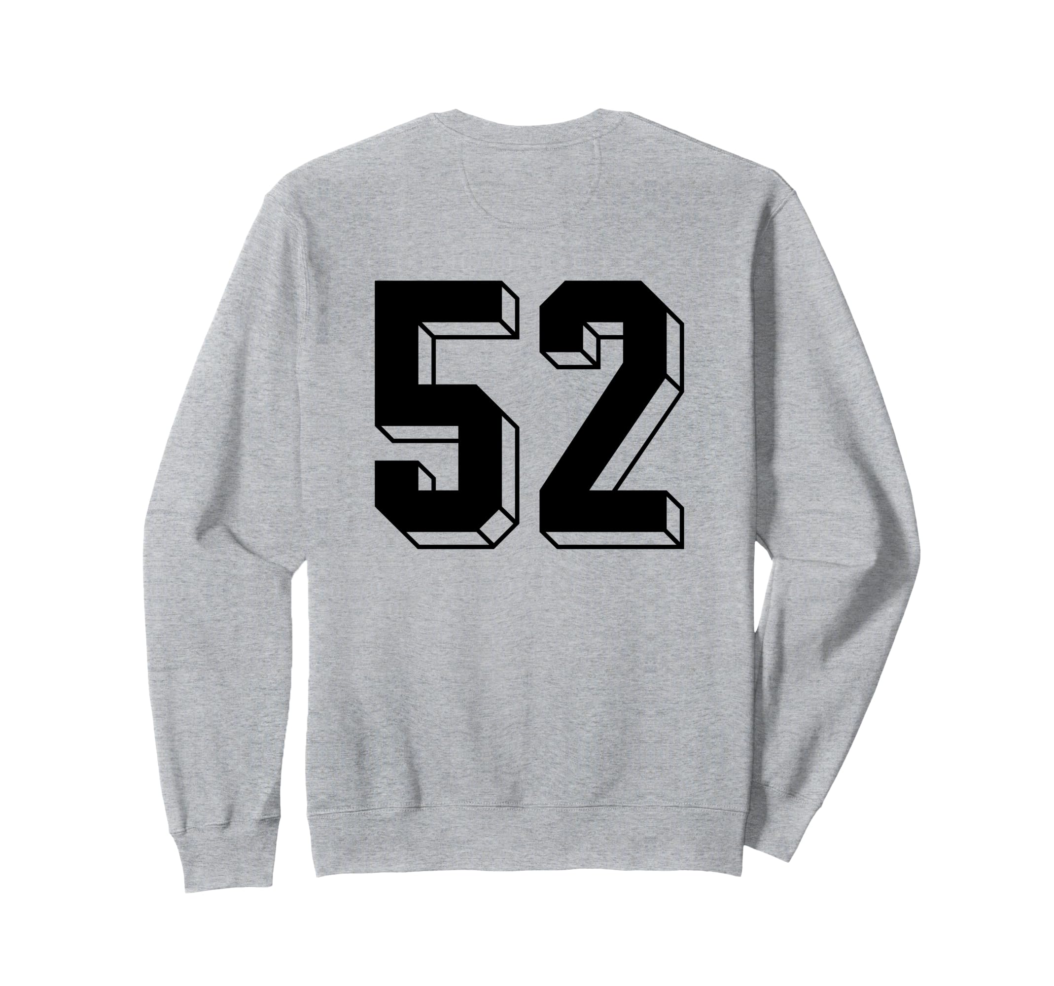 Number 52 Backside 80S 90S Team Sweatshirt - Streetwear Style Men Women - T-Shirt, Sweatshirt, Hoodie