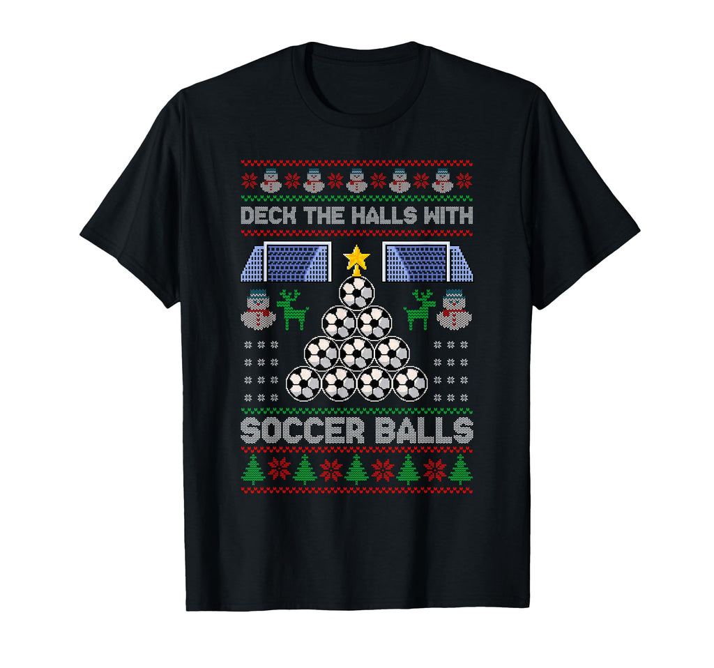 Deck Hall Soccer Balls Ugly Soccer T-Shirt - Streetwear Style Men Women - T-Shirt, Sweatshirt, Hoodie