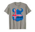 Iceland Flag Soccer Icelandic T-Shirt - Novelty Apparel for Adults - T-Shirt, Sweatshirt, Hoodie