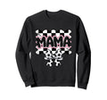 Checkered Soccer Mama Bow Leopard Sweatshirt - Custom Art Print Unisex - T-Shirt, Sweatshirt, Hoodie