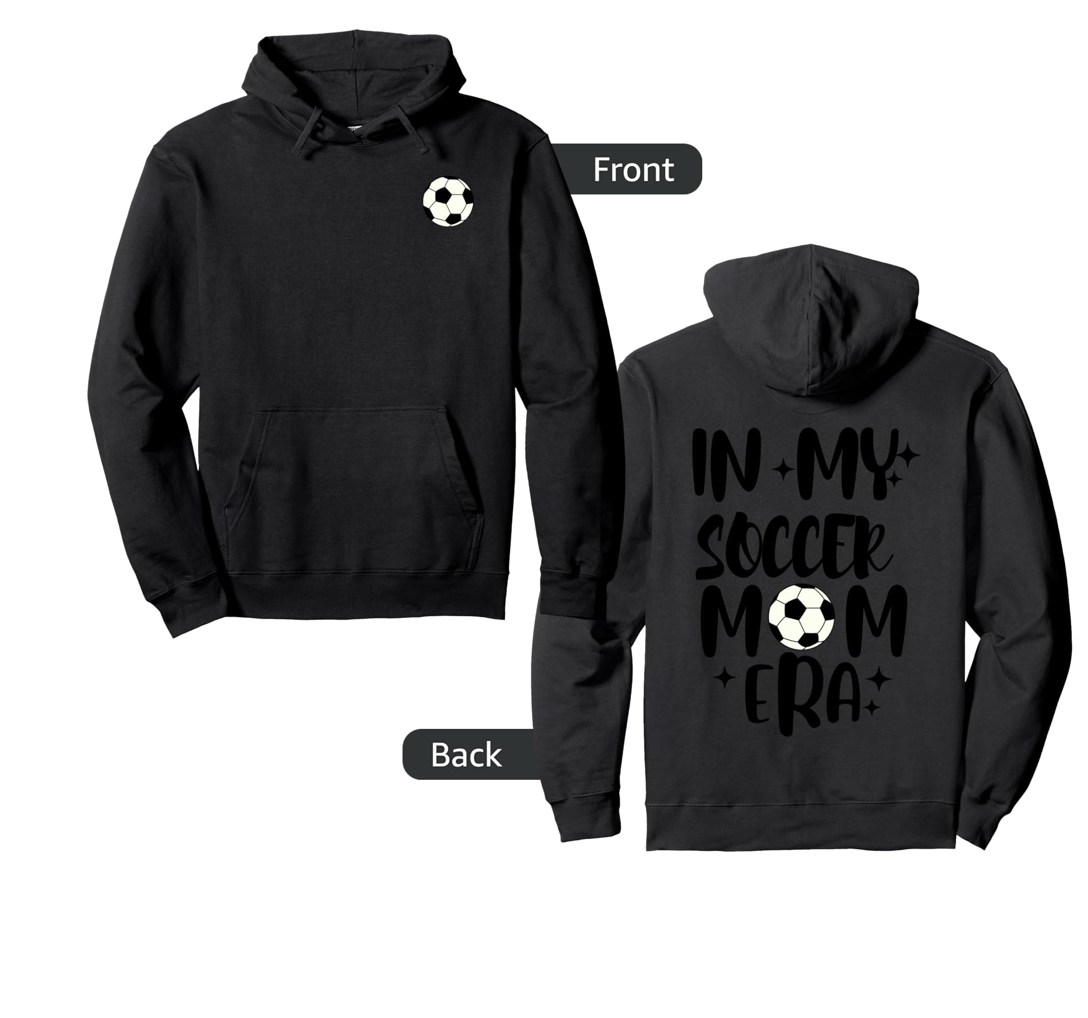 Soccer Mom Era Hoodie - Minimalist Print for Adults - T-Shirt, Sweatshirt, Hoodie