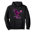 Soccer Player Mid Kick Dynamic Action Hoodie - Trendy Graphic Men Women - T-Shirt, Sweatshirt, Hoodie