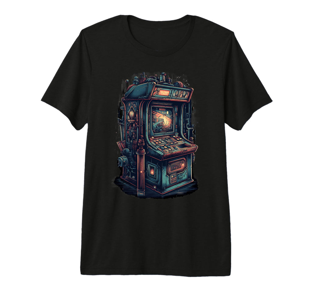 Arcade Gamer Gaming Arcade Machine Tri T-Shirt - Unique Graphic for Adults - T-Shirt, Sweatshirt, Hoodie