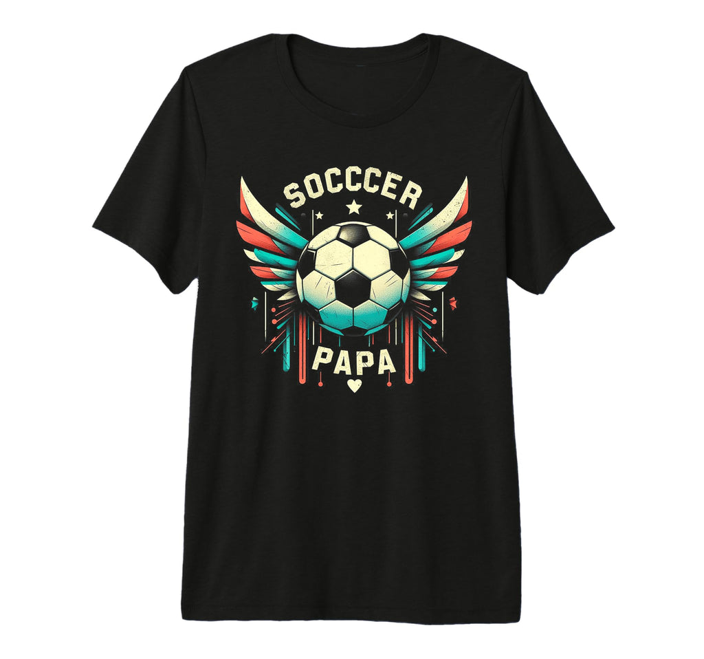 Soccer Papa Family Matching Dad Fathers T-Shirt - Streetwear Style Unisex - T-Shirt, Sweatshirt, Hoodie