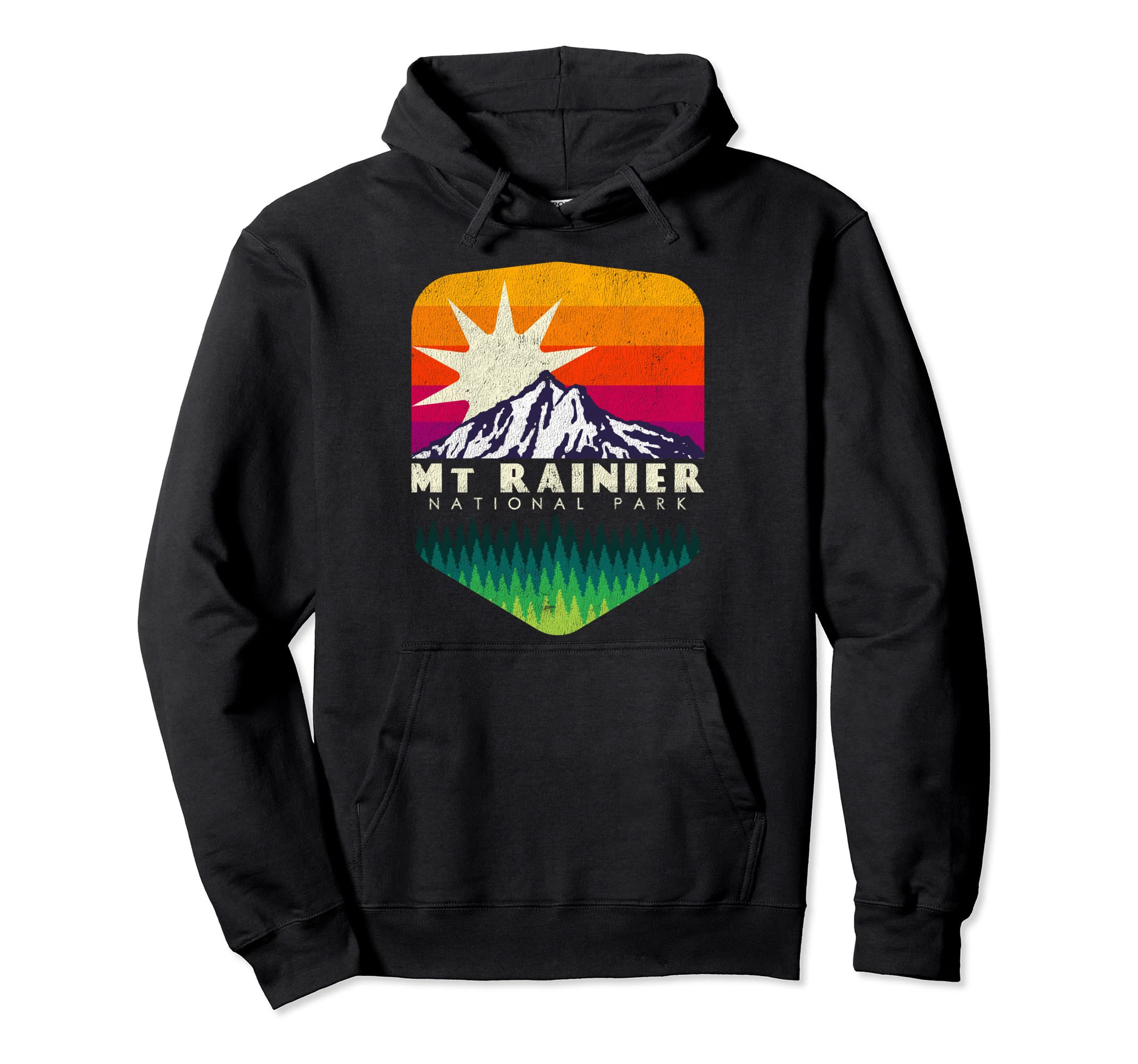 Mt Rainier National Park Gift Hoodie - Trendy Graphic Men Women - T-Shirt, Sweatshirt, Hoodie