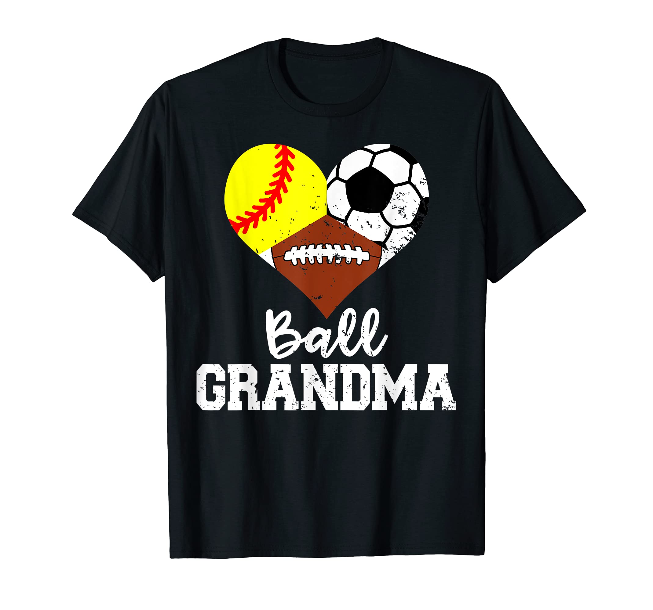 Ball Grandma Funny Softball Soccer T-Shirt - Minimalist Print for Adults - T-Shirt, Sweatshirt, Hoodie